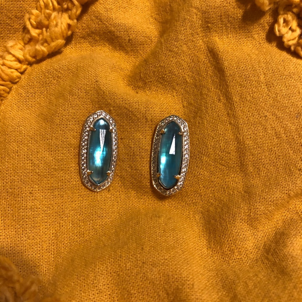 Kendra Scott Blue Aston Earrings